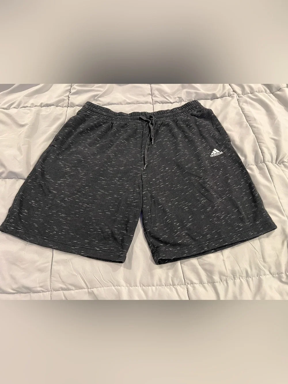ADIDAS MEN'S ESSENTIALS FRENCH TERRY MÉLANGE SHORTS XXL